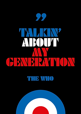 The Who - My Generation Poster