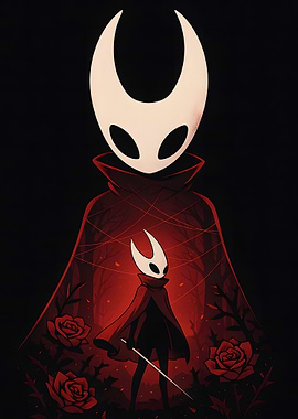 Hornet Hollow Knight Character double exposure art