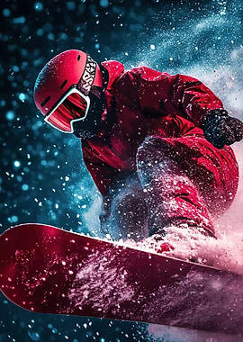 Snowboarder Action