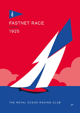 Fastnet Race 1925 Minimalist Poster