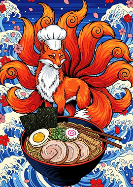 Nine-Tailed Fox Chef Ramen