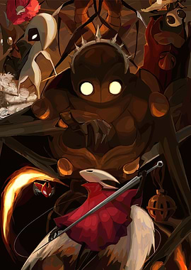 Hollow Knight Characters Digital Art