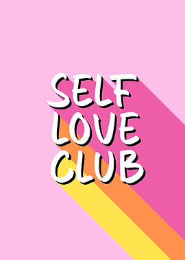 Self Love Club Pink Graphic