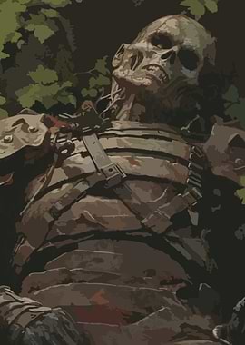 Undead Warrior in Forest
