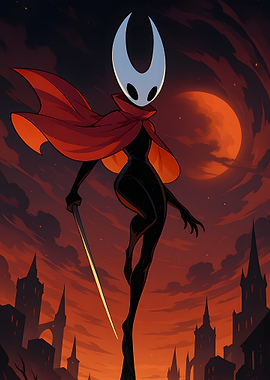 Hornet from Hollow Knight illustration