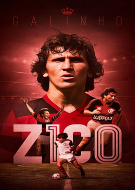 Zico Football Legend Poster
