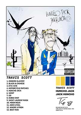 travis scott Huncho Jack, Jack Huncho Album Art