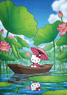 Hello Kitty Lotus Pond