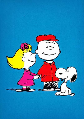 Peanuts Gang: Charlie Brown, Sally, Snoopy
