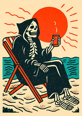 Grim Reaper on Vacation