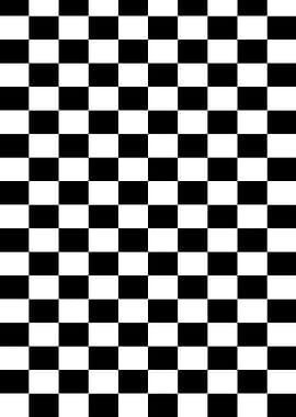 Black and White Checkerboard Pattern