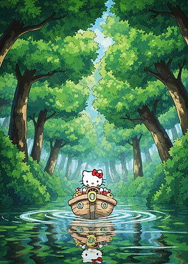 Hello Kitty River Boat