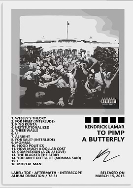 Kendrick Lamar To Pimp A Butterfly Album