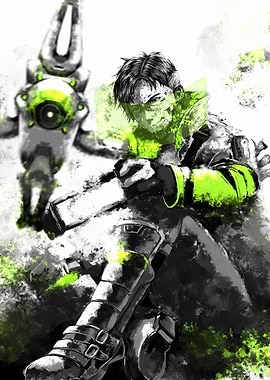 Apex Legends Crypto and Drone Digital Art