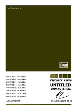 Kendrick Lamar - Untitled Unmastered Album