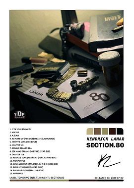 Kendrick Lamar - Section.80 Album Cover
