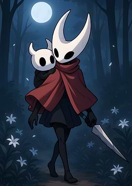 Hornet and The Knight in Forest