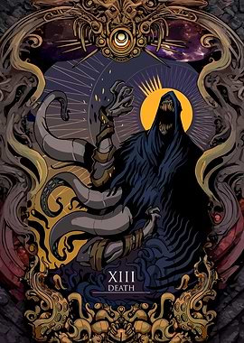 Death Tarot Card Illustration