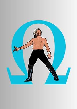 Kenny Omega wrestling digital art