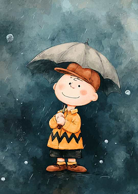 Charlie Brown in the Rain