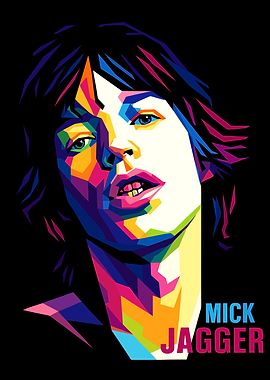 Mick Jagger Pop Art