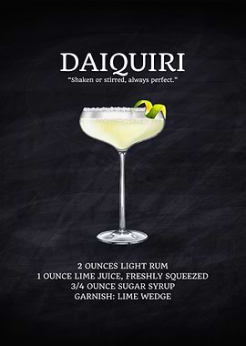 Daiquiri Cocktail Recipe