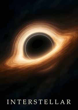Interstellar Black Hole Digital Art