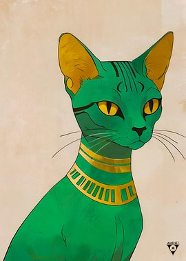 Egyptian Gods cat form: Amenet The Hidden One