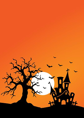 Halloween Night Silhouette
