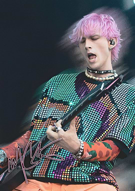 Machine Gun Kelly Performing Live