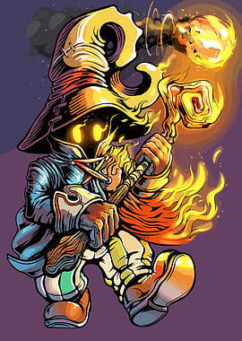 Vivi Ornitier casting fire spell