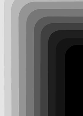 Monochrome Gradient Rounded Rectangles