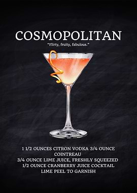 Cosmopolitan Cocktail Recipe