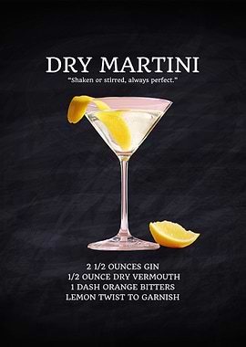 Dry Martini Cocktail Recipe