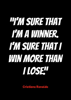 cristiano ronaldo quote on black background