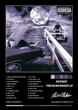 Eminem - The Slim Shady LP Cover