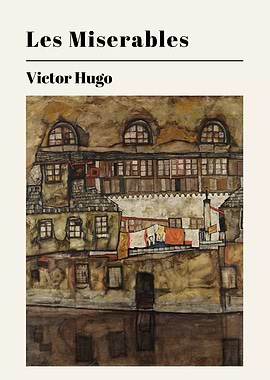 Les Miserables Egon Schiele Book Cover