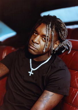 Portrait of a man with dreadlocks