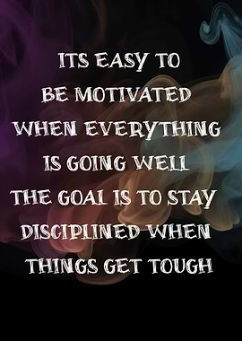 Motivational Quote on Abstract Background