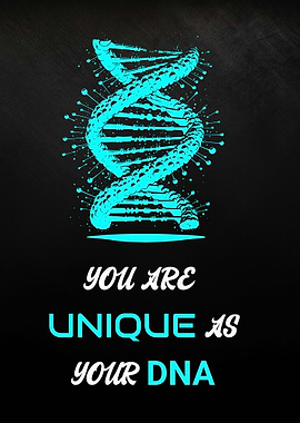 Unique DNA Illustration
