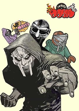 MF DOOM Comic Art