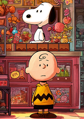 Snoopy and Charlie Brown Candy Shop