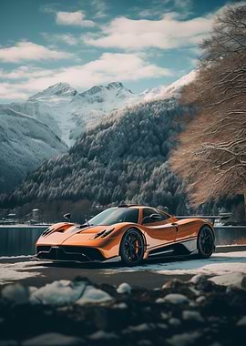 Pagani Huayra in Winter