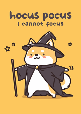 Hocus Pocus Shiba Inu Witch