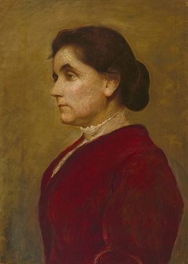 Portrait of a Woman in Red
