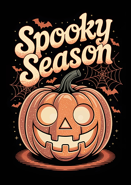Spooky Season Pumpkin Illustration