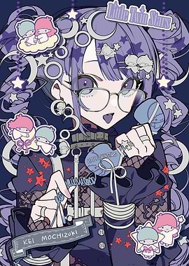 Little Twin Stars Kei Mochizuki Illustration