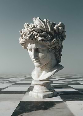 Marble Muse in Silence