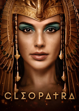 Cleopatra Portrait with Golden Headdress