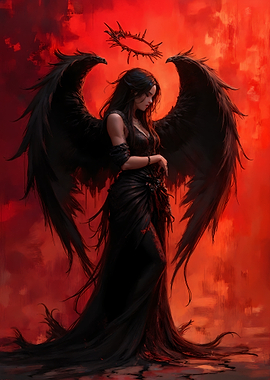 Dark Angel in Red